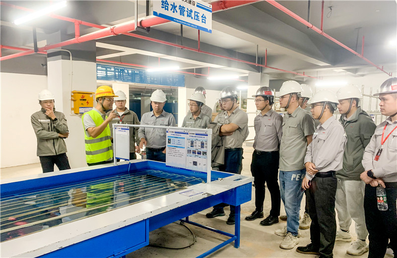 11月5日，2022年萬科集團工程系統(tǒng)“谷雨行動”第二期現(xiàn)場交流會在中天八建南寧萬科金域國際二期項目舉行。